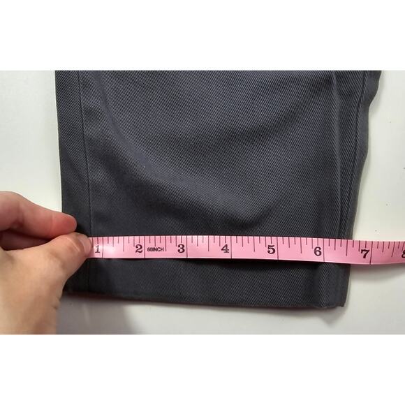 J. Hilburn tailored fit sz 35 x 28.5 grey chino slacks pants casual career mens - Picture 5 of 8